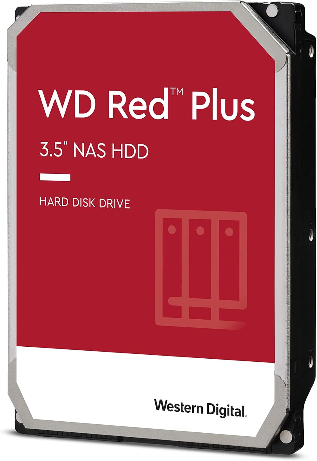 10TB WD Red Plus NAS Internal Hard Drive HDD - 5400 RPM, SATA 6 Gb/s, CMR, 256 MB Cache, 3.5 T905