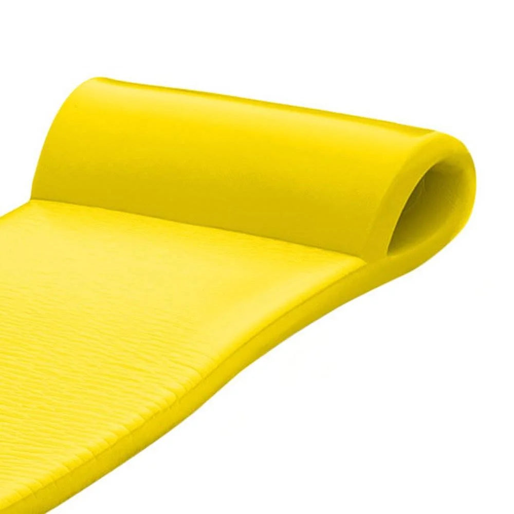 Bahama Blue & Yellow Foam Raft Lounger Pool Floats I44396