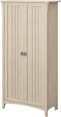 Cape Cod Gray Kitchen Pantry Cabinet with Doors R749
