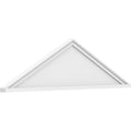 66x22W x 17-1/2x22H x 2x22P Peaked Cap Smooth PVC Pediment E963700