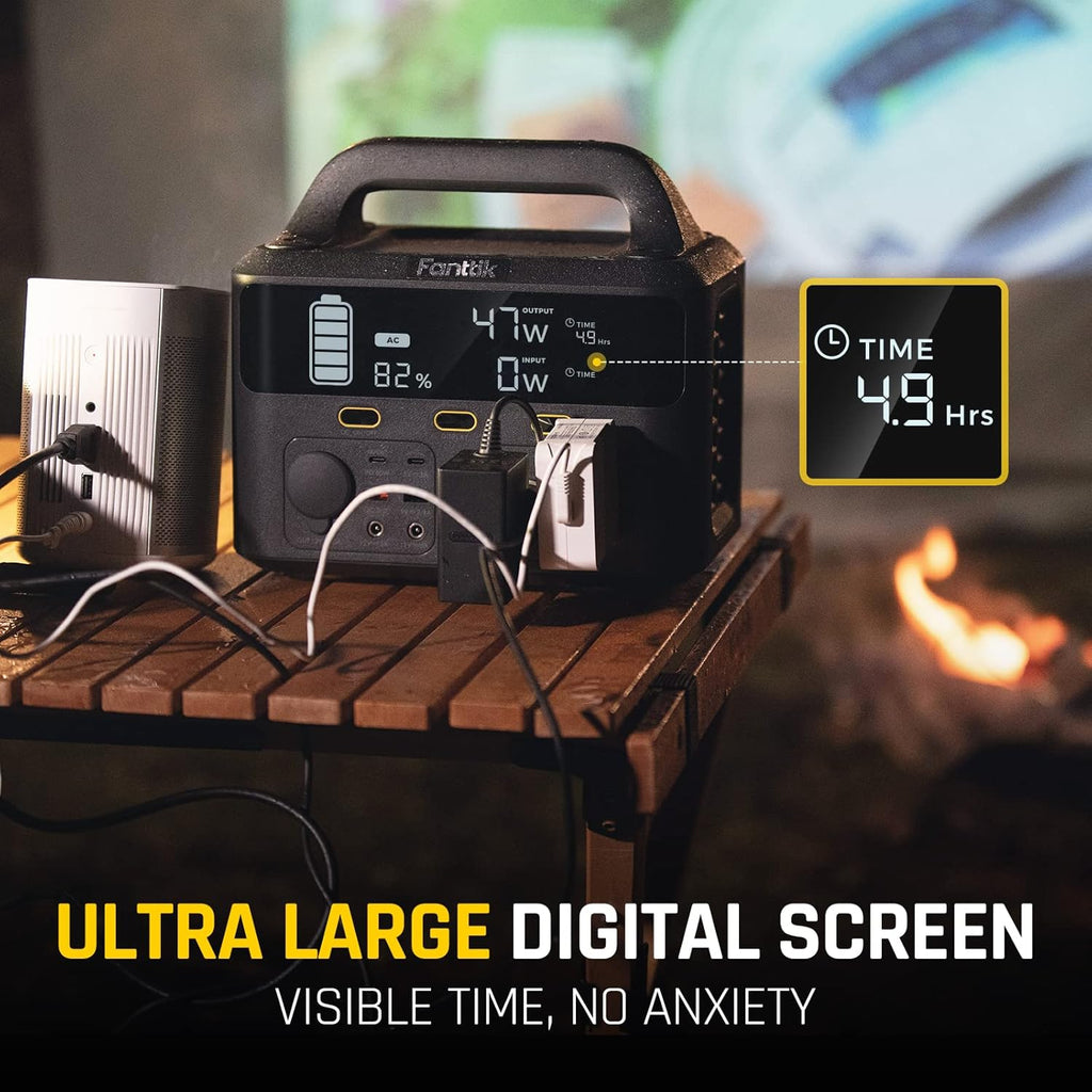 Portable Power Station 299Wh Lithium Battery with 2 AC Outlets Z3896