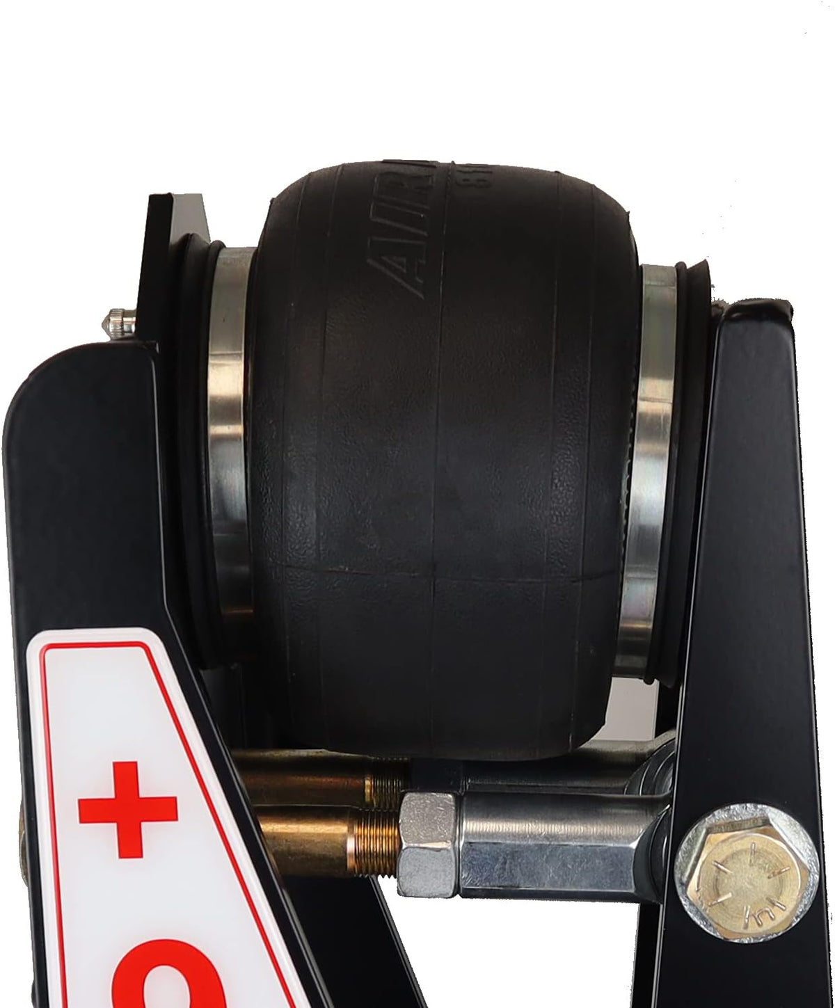 Gooseneck Air Hitch & Coupler, Round 4" Straight Pin 30K Coupler 9" Offset W1690