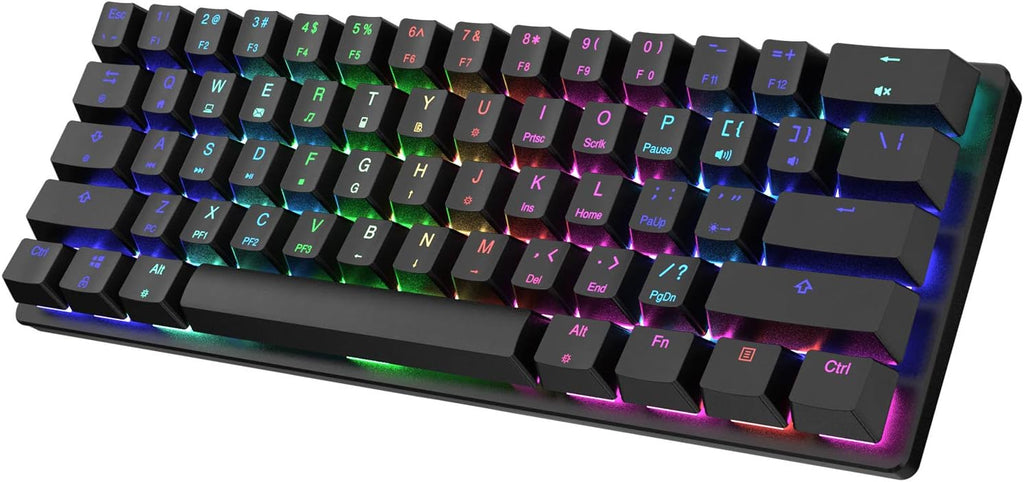 Black 61-Key Wired Mechanical Gaming Keyboard C943
