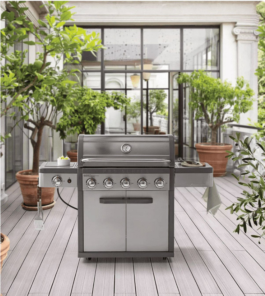5-Burner Gas Grill Stainless Steel F965