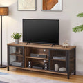 Industrial Rustic Oak TV Stand A2597