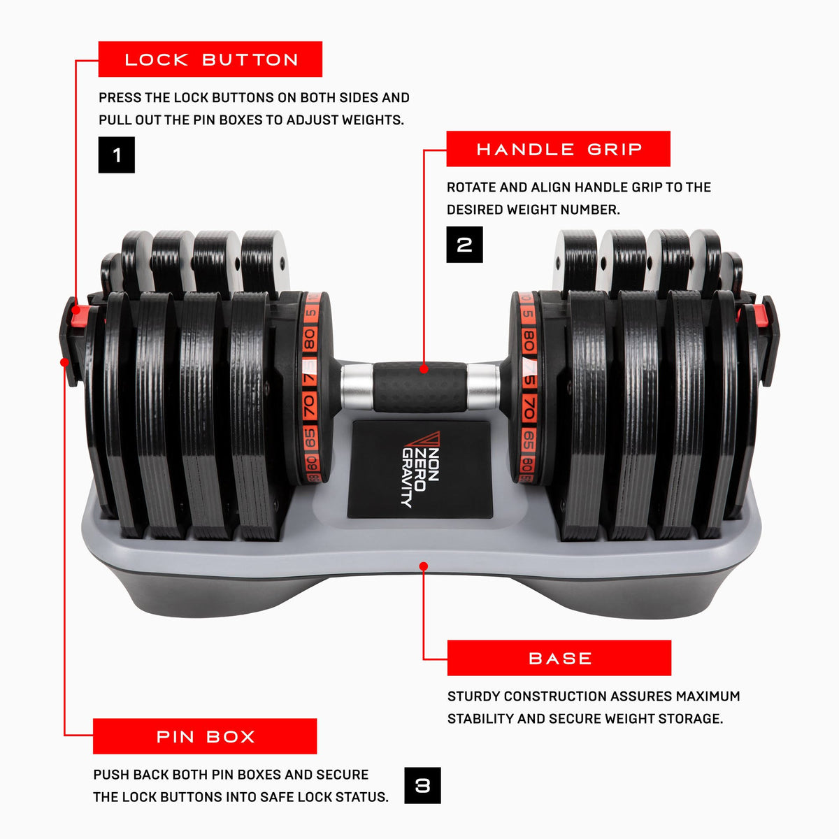 Adjustable Dumbbell Set Z1748
