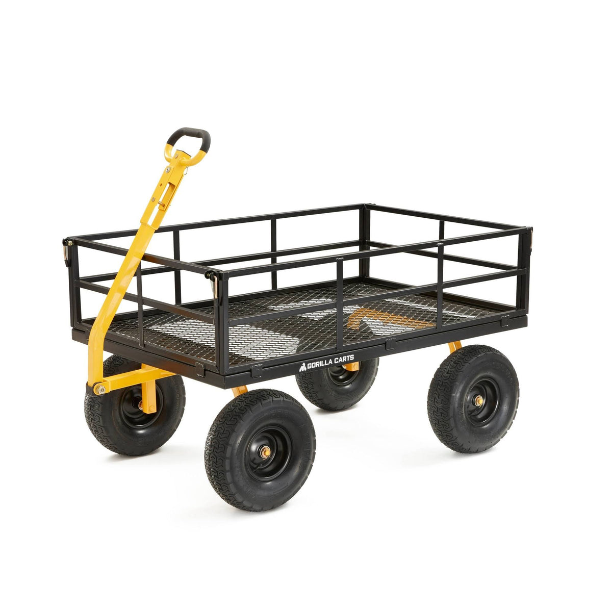 Heavy-Duty Steel Utility Cart with Removable Y118