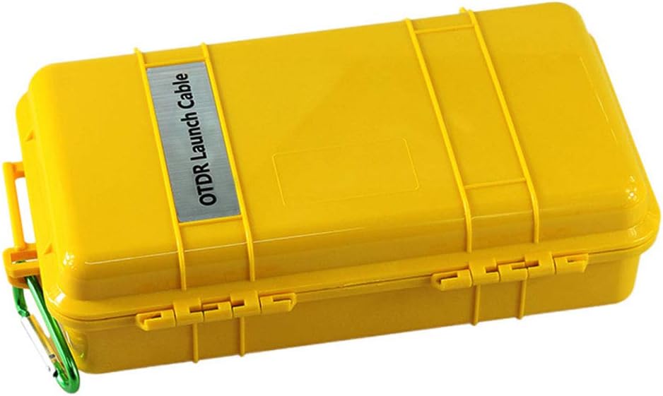 Fiber Optic OTDR Launch Cable Box Singlemode 9/125 SC/APC-LC/UPC Connector (1000M) I5175