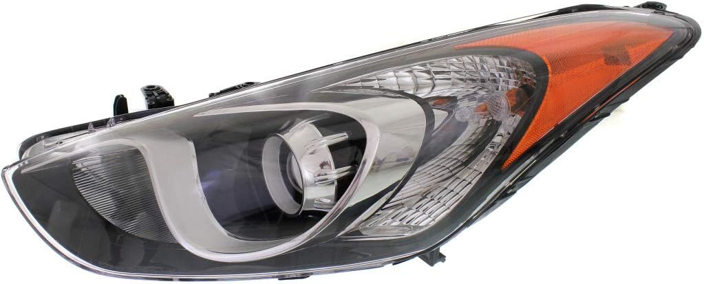 Hyundai Elantra GT Headlight Assembly 2013-2017 Passenger Side J2896