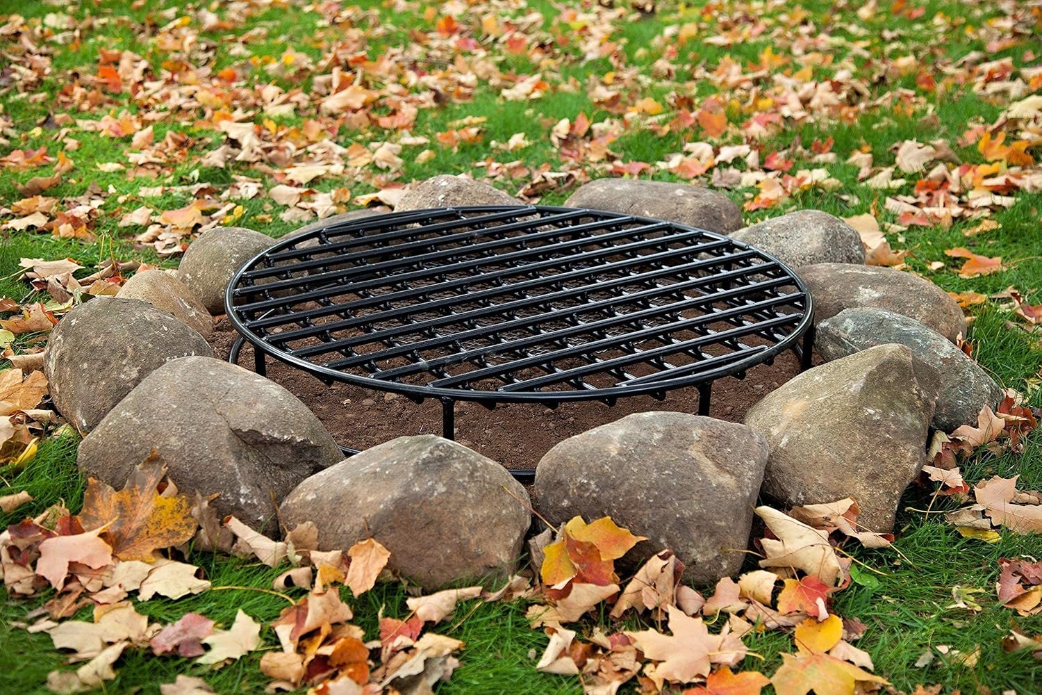 28 Inch Diameter Heavy Duty Steel Fire Pit Grate Y717