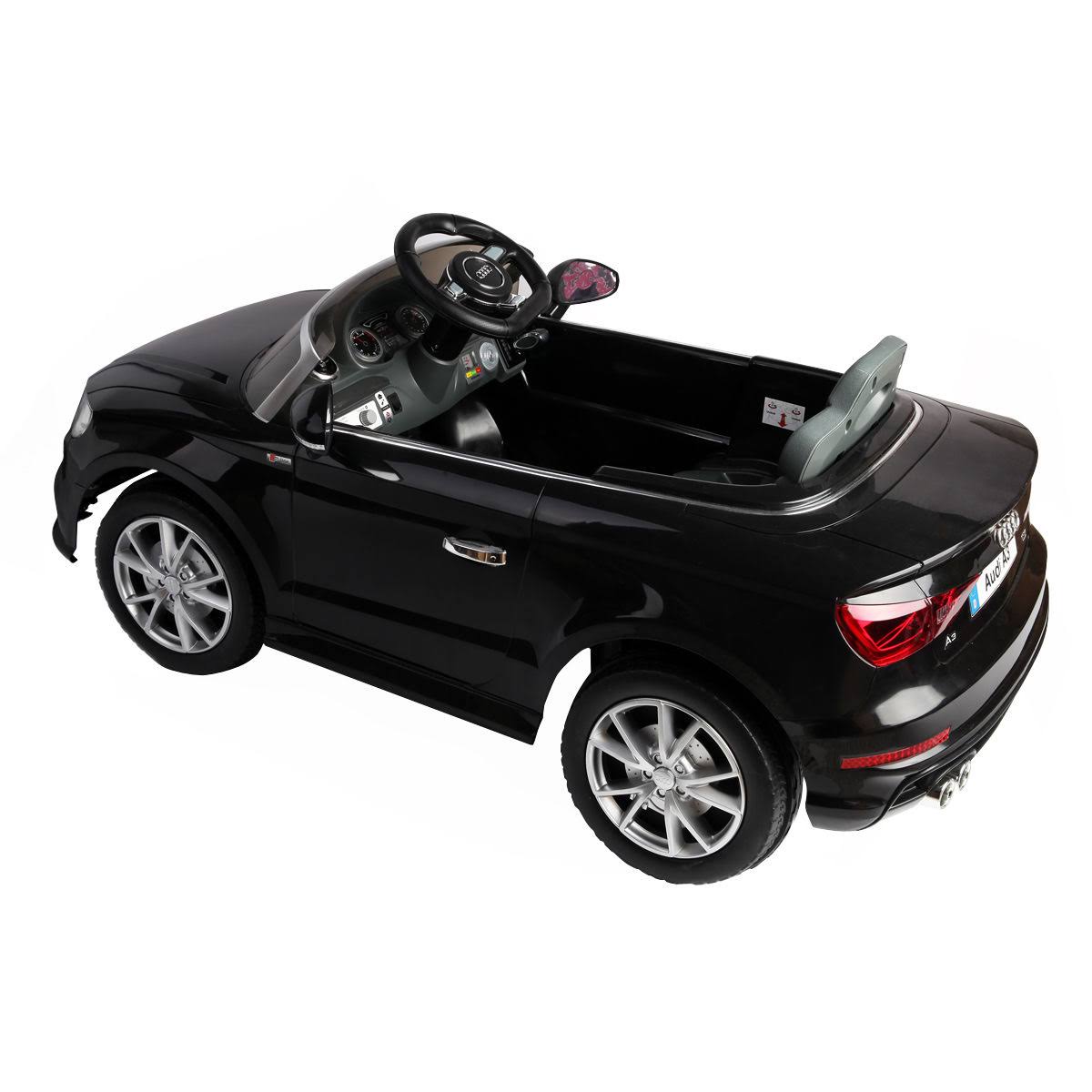 12 V Black Kids Ride on Car with RC V9068