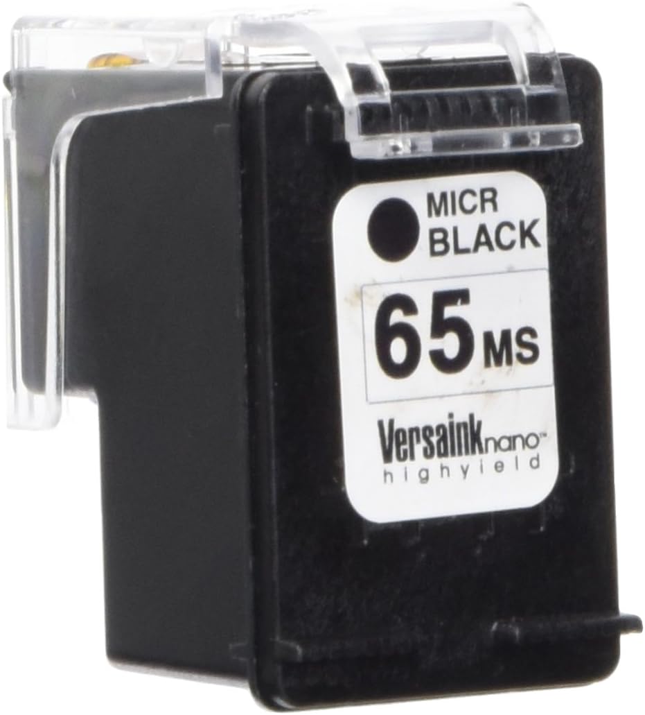 HP 65 Black Ink Cartridge, 1 Pack of 2 W7079