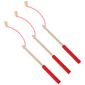 3pcs Kids Toy Magnetic Wood Fishing Poles Fishing Games Wooden Fishing Rod H87543