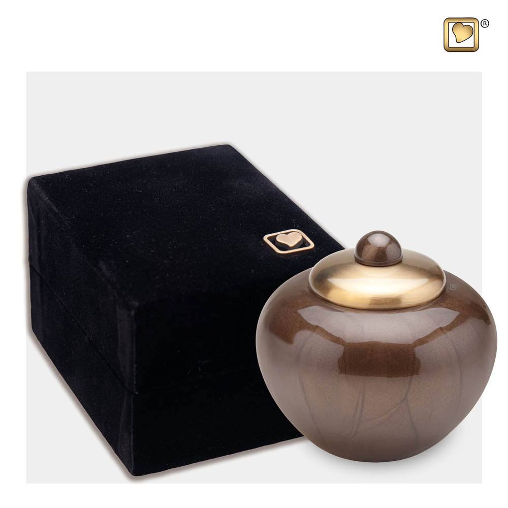 Bronze Finish Keepsake Cremation Urn C32121