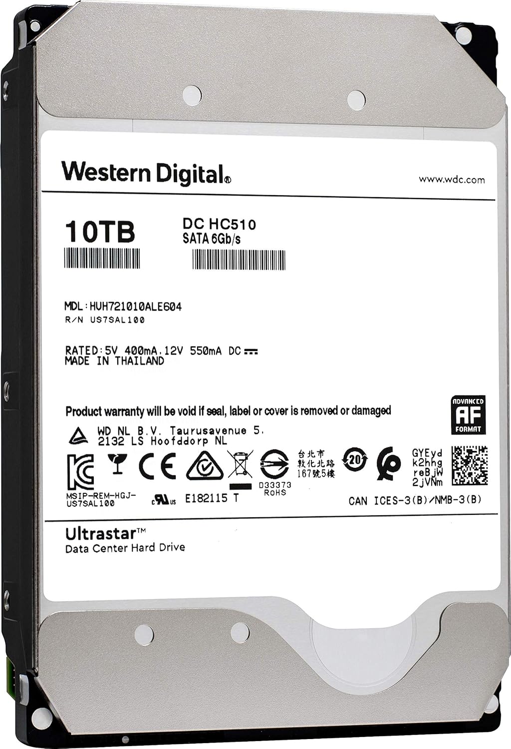10TB SATA 7200 RPM 256MB Cache 3.5in Enterprise Hard Drive T767562