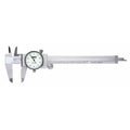 Dial Caliper, 0-6 Range, White, 1-1/2 Jaw M1581