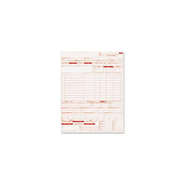 UB04 Claim Forms 8 1/2 x 11 2500 Forms J87964