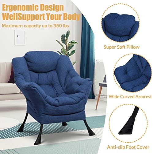 Velvet Fabric Reclining Armchair with Side Pocket O8587