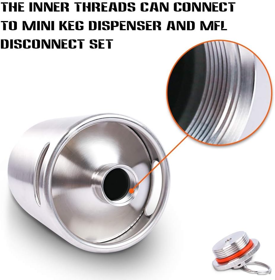128OZ Stainless Steel Mini Keg K475
