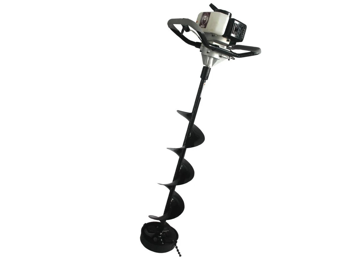 Power Ice Auger and Two Man Shelter Combo R9193