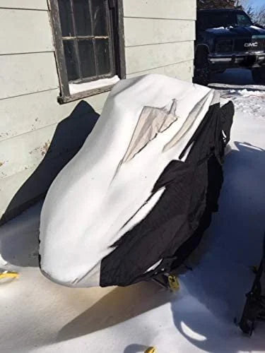 Snowmobile Cover with Built-in Securing Straps P986498