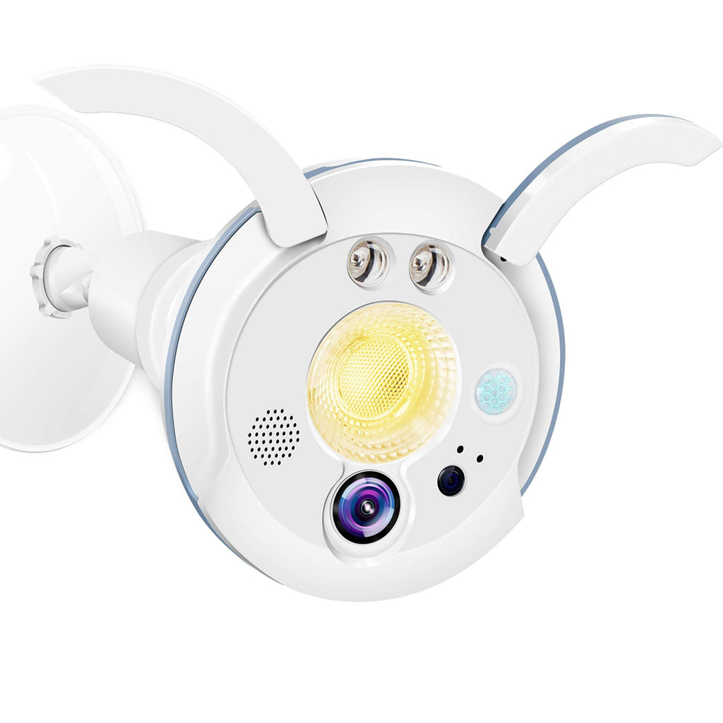Smart LED Floodlight with Security Camera, 1080p I752941