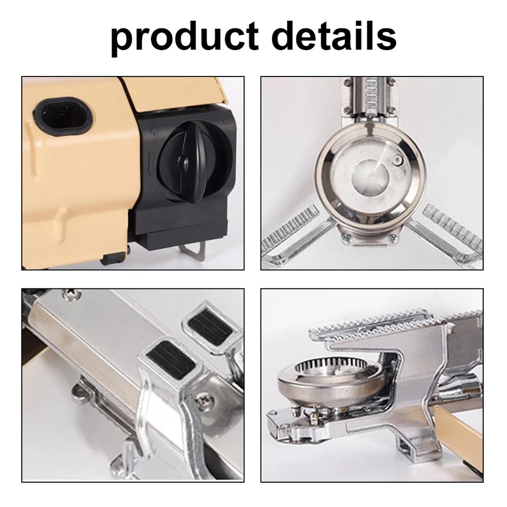 Portable Folding Butane Camping Stove with Electronic Ignition Carrying Bag J613