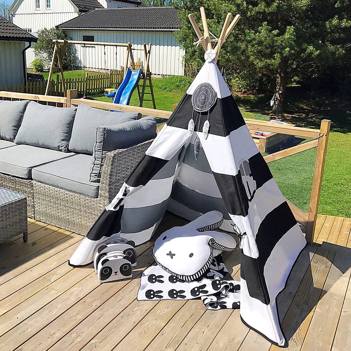 Canvas Kids Teepee Play Tent K242