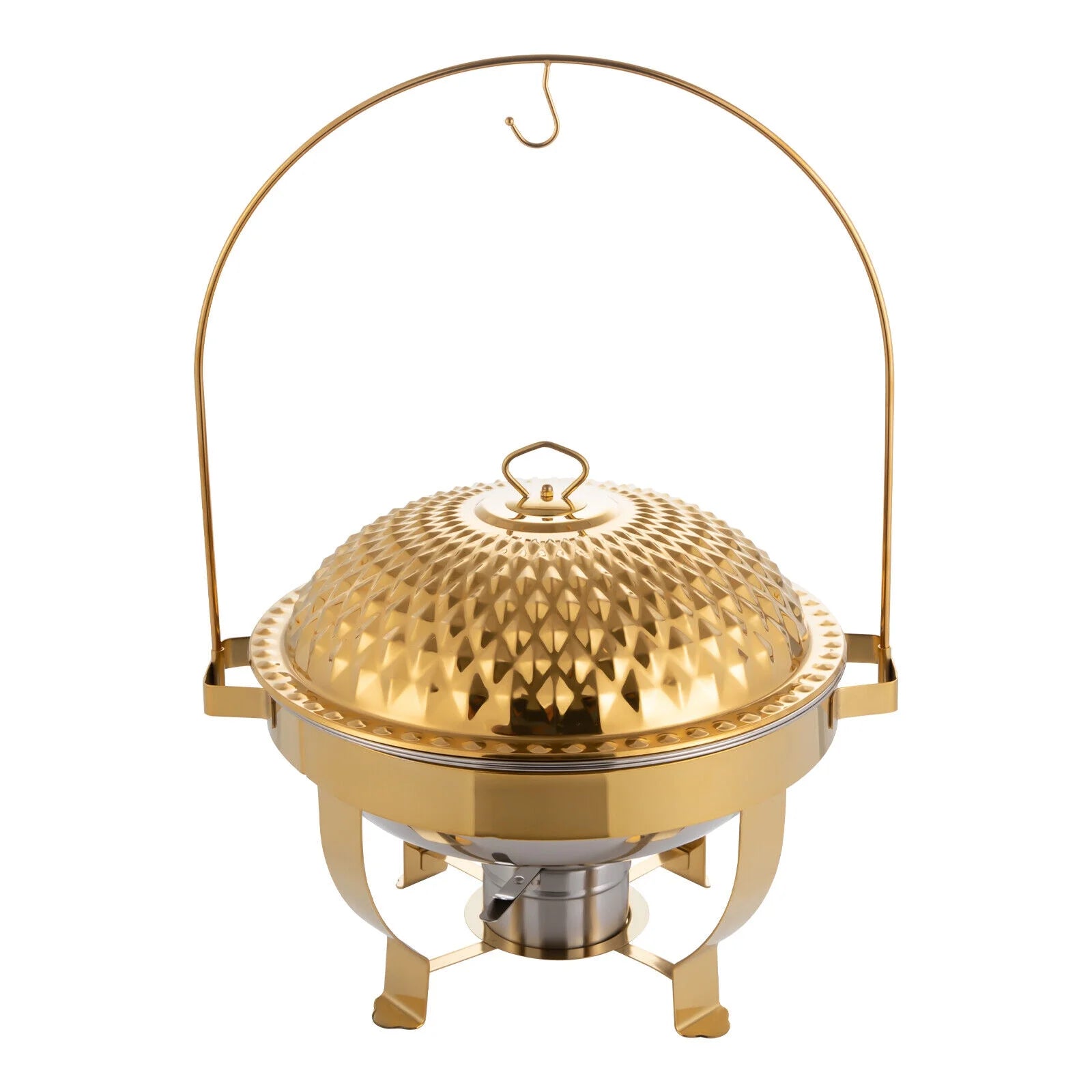 6.3QT Countertop Round Stove with Hanging Lid N6746