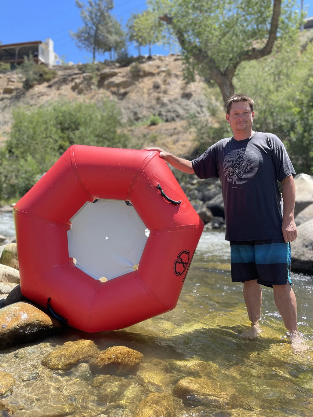 Red 50" Whitewater River Tube J870333
