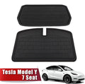 Waterproof Anti-Slip Custom Fit Cargo Liner Trunk Mat for Tesla Model Y 7-Seater (1 Pack Cargo Mat + 1 Pack Trunk Mat) H5522