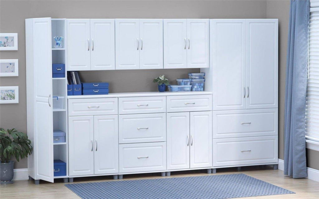 White Stipple Wall Cabinet Y18710