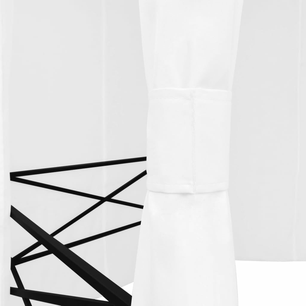 White Garden Marquee with Curtains Y384