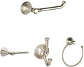 Chrome 4 Piece Bath Hardware Accessory Set M556