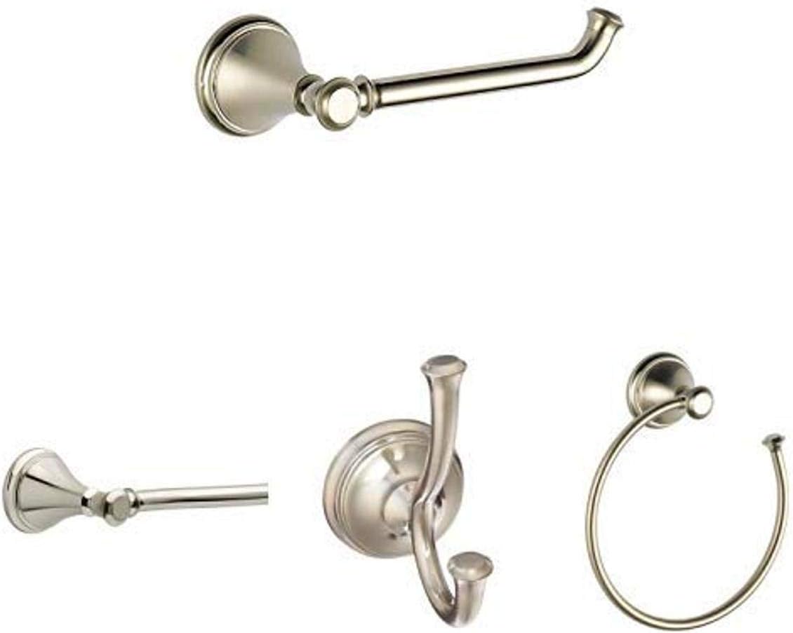 Chrome 4 Piece Bath Hardware Accessory Set M556
