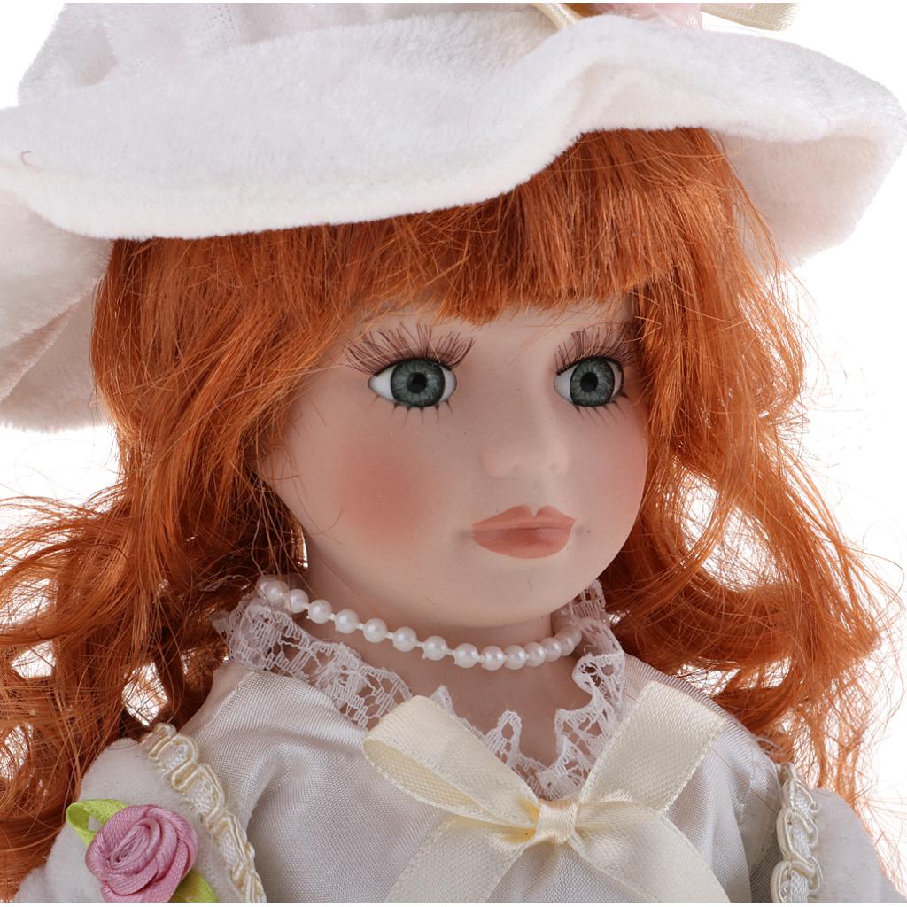 1/6 Scale Porcelain Doll Lady Figures Y960672