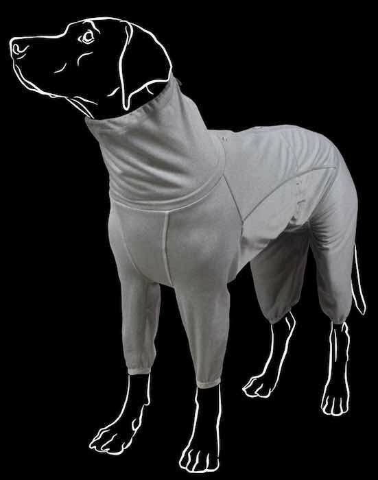 Carbon Grey Dog Body Warmer A121