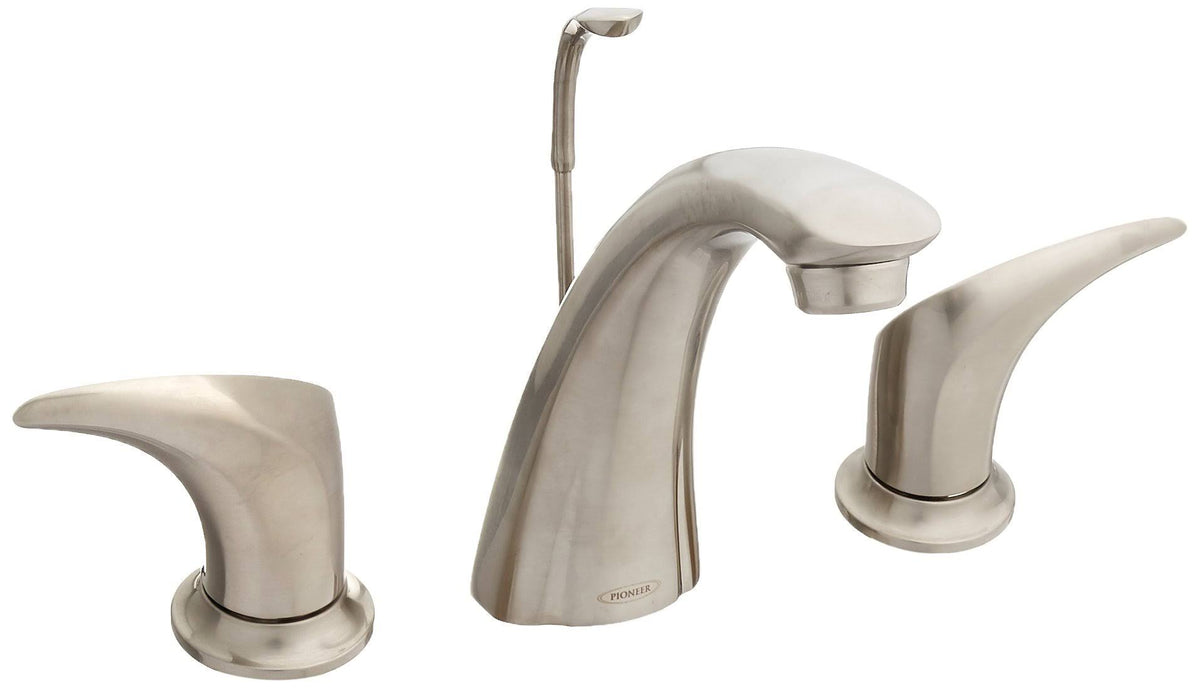 Brushed Nickel Two Handle Widespread Faucet I738