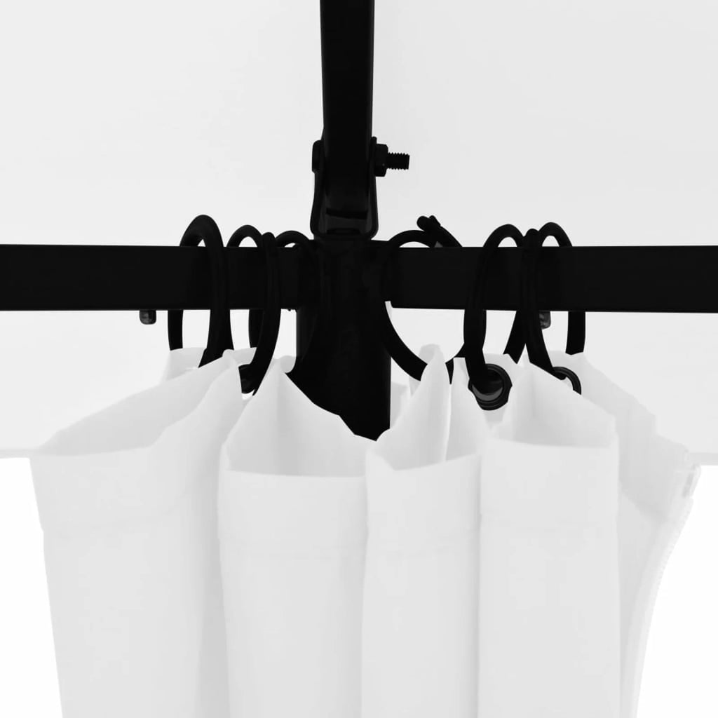 White Garden Marquee with Curtains Y384