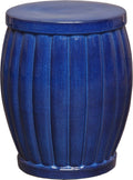 Blue Large Garden Stool T7345