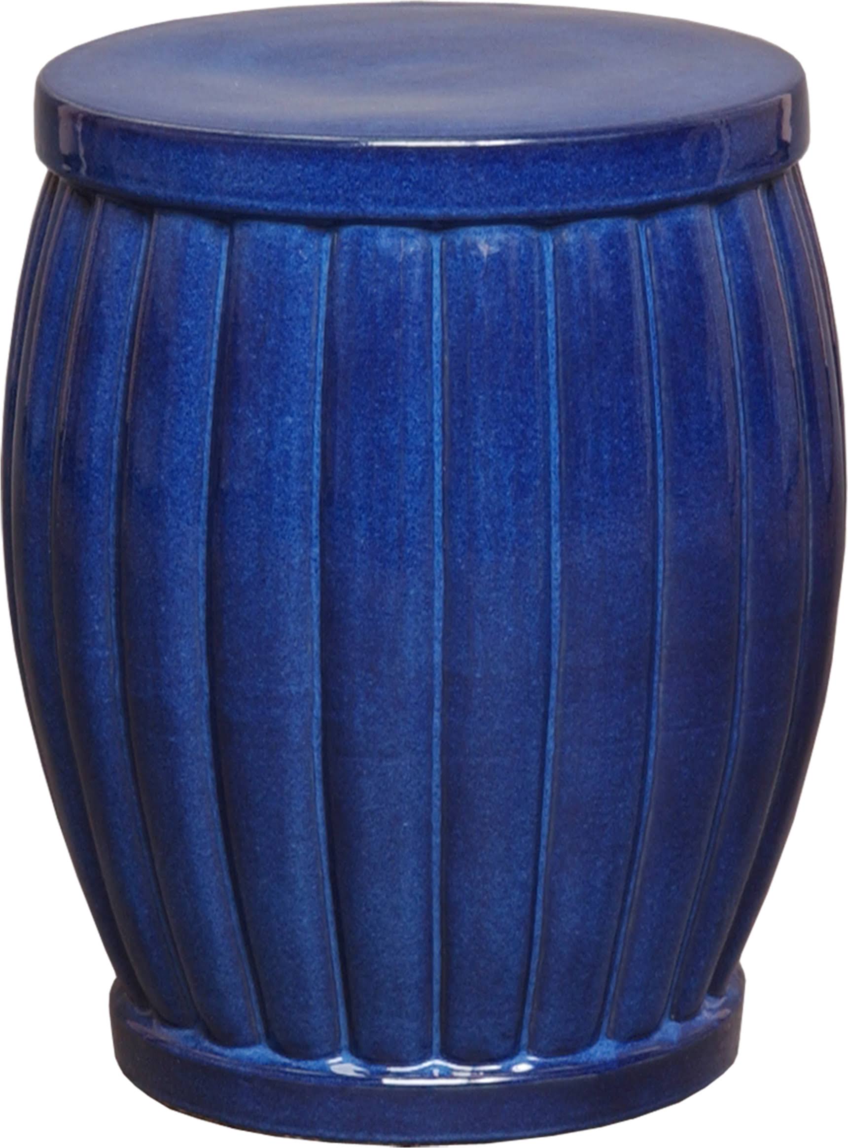 Blue Large Garden Stool T7345