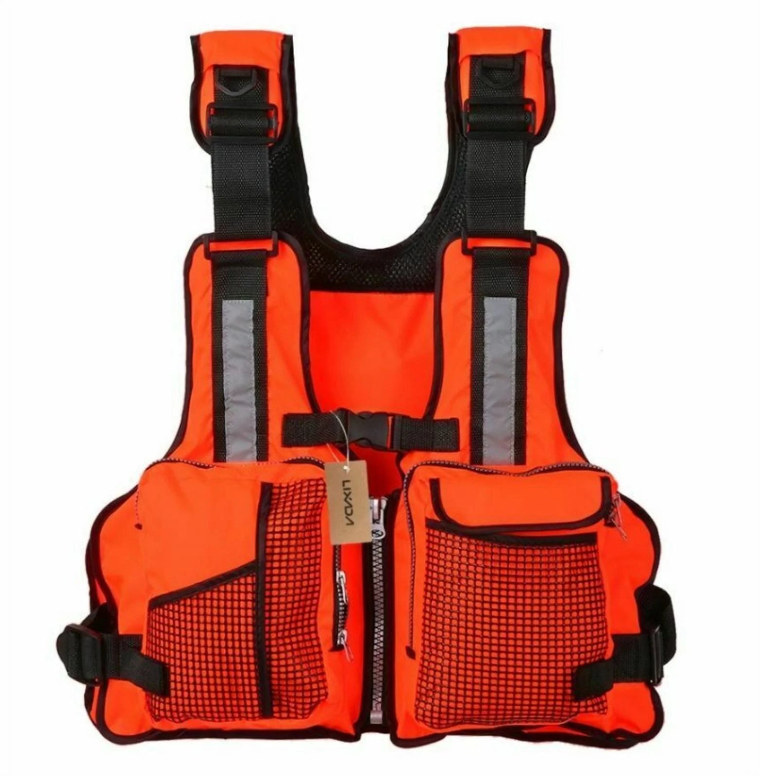 Adult Adjustable Life Jacket Vest with Pockets U99476
