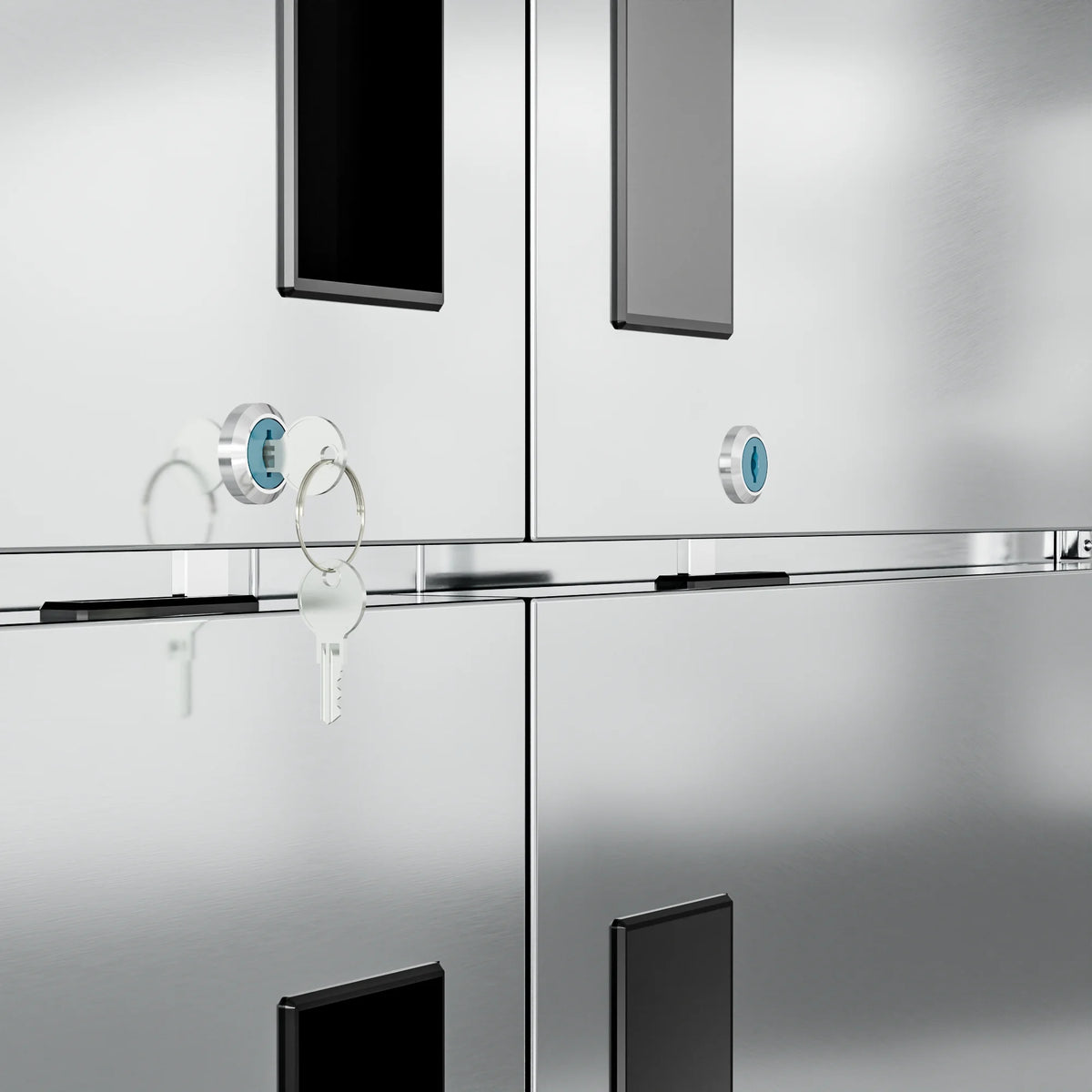 54 in. Commercial Stainless Steel Solid Half Door Reach-In Freezer, 47 cu. ft. R45758