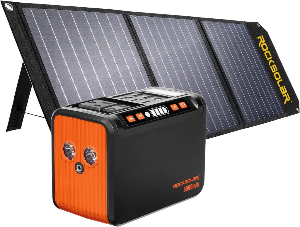 Portable Power Station and Foldable Solar Panel H283552