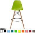 Green 28 inch Plastic Bar Stool with Backs G5238