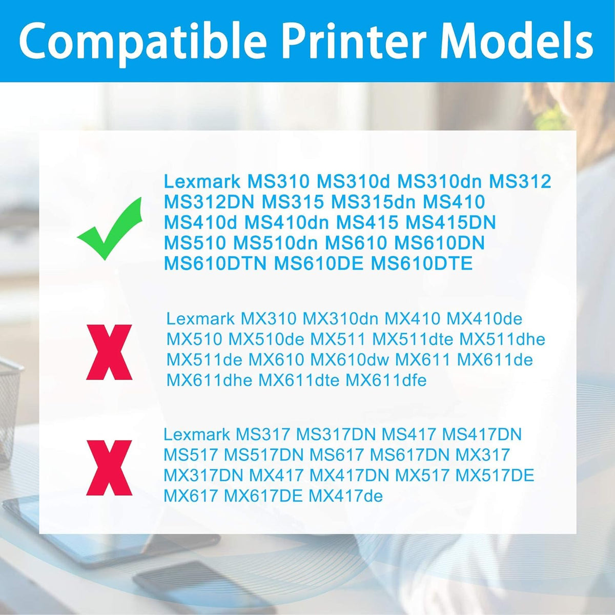 Compatible Toner Cartridge Black Pack of 2 D6286