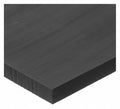 PTFE Sheet 36x22L x 12x22W x 1/4 Thick, Black X227