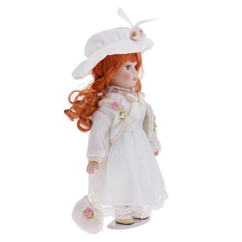 1/6 Scale Porcelain Doll Lady Figures Y960672