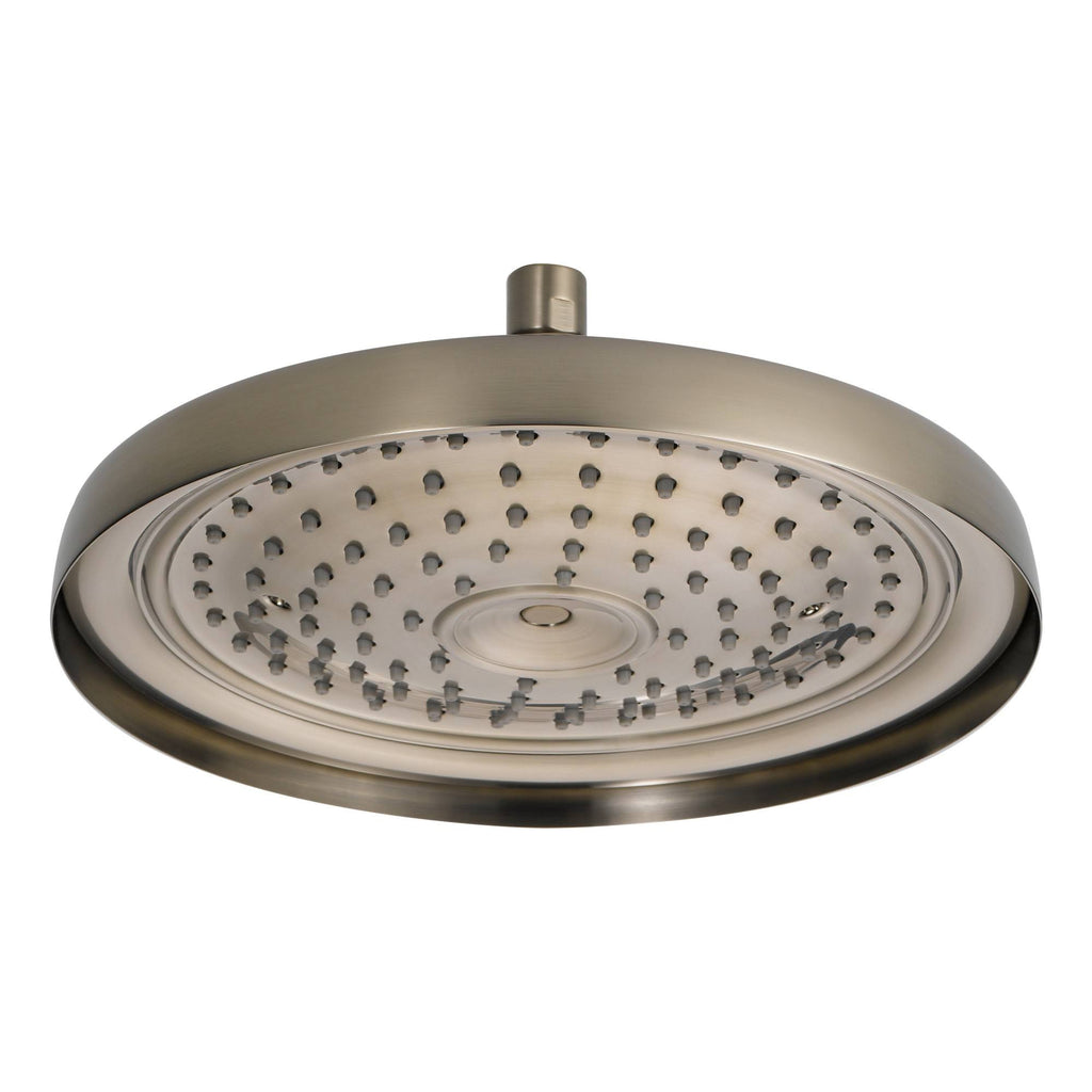 Brushed Nickel Ceiling Mount Raincan Shower Head I99216