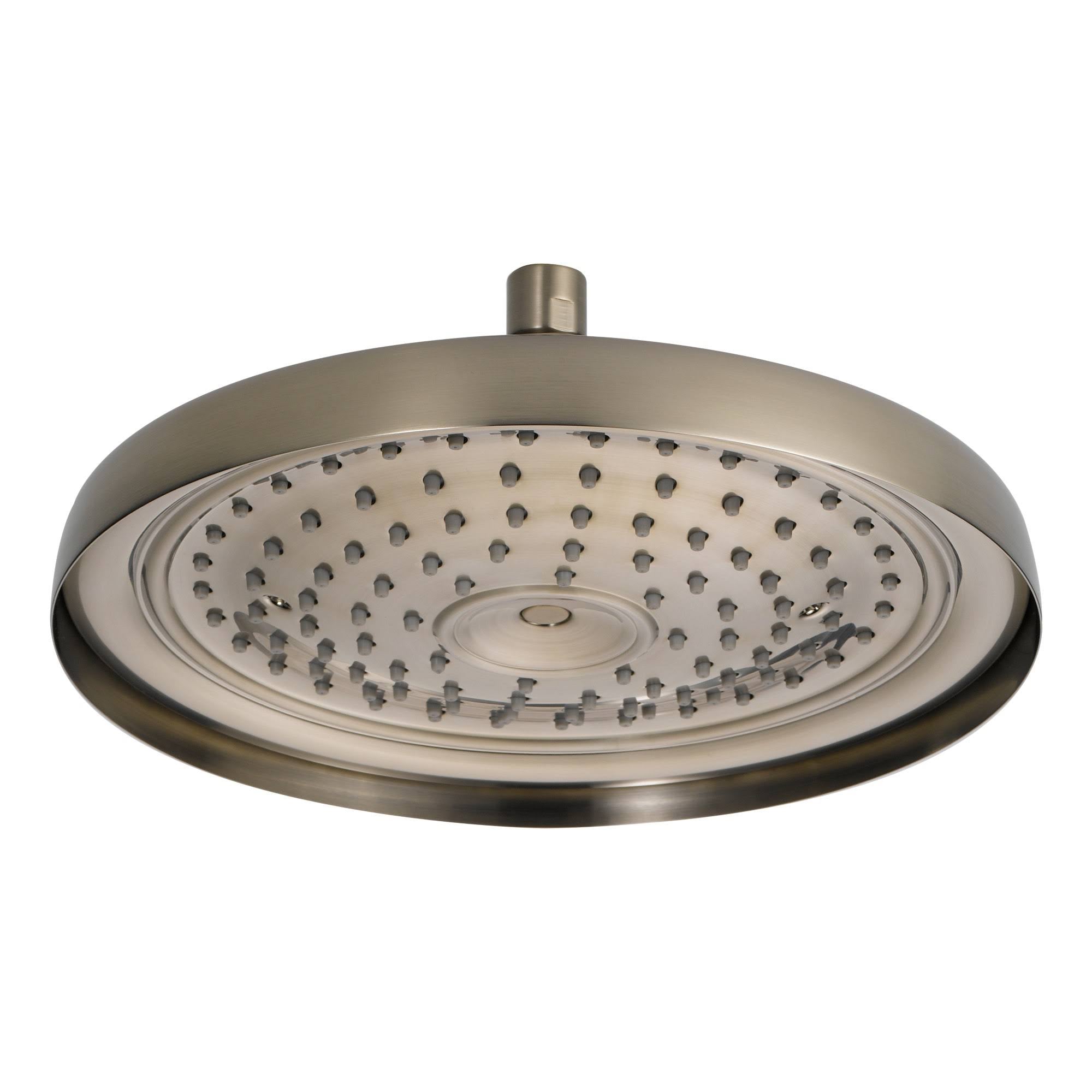 Brushed Nickel Ceiling Mount Raincan Shower Head I99216